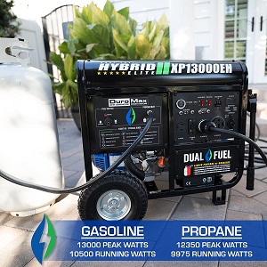 Portable Generator for your Home during a power outage. 13000 watt dual fuel portable generator.