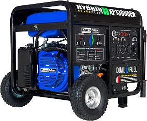 Duromax 13000 watt Duel Fuel Portable Generator for Home power outage.