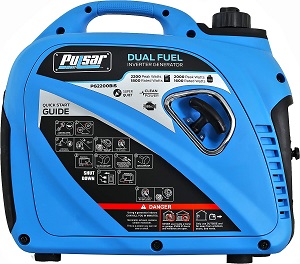 2200 Watt Quiet Portable Generator for Alternative Power for your Chest Freezer during a Power Outage.