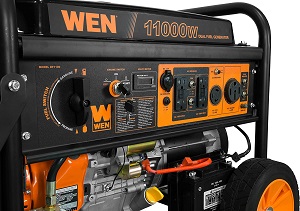 WEN DF1100T Dual Fuel Generator for Home Power Outage.